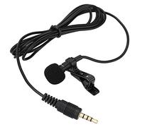 Bewinner Lapel Lavalier Mini Microphone for Smartphones - Clamp/Holder-on Condenser Mic with 360° Clamp/Holder for Audio Recording, Studio Speech