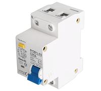 Bewinner Leakage Protection Circuit Breaker 25A 1P+N AC Pa66, Short Circuit Overload Protection Switch, Sensitive Reliable Grounding Breaker for Home Engineering Rural Networks
