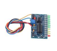 Bewinner LED Audio Level Indicator Module 10 Segment VU Meter Preamplifier Board 11pcs 3mm LEDs Green Yellow Red
