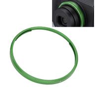 Bewinner Lens Decoration Ring Cap Fit for RICOH GR IV, Aluminum Alloy Camera Lens Decoration Ring, Easy Install Replacement Cap Camera Accessory (Green)