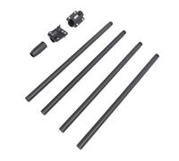 Bewinner Lightweight Aluminium Alloy RV Satellite Flag Pole Kit Portable Mounting Bracket for GEN2 Dish, Easy Installation for Mobile and Stationary Use