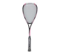 Bewinner Lightweight Carbon Fiber Training Squash Racket for Beginners - 350g Oversized Surface, Comfortable Grip, Includes Ball & Bag, Ideal for Gym, School (Pink)