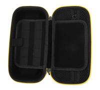 Bewinner Lite Carrying Case for 20 Game Cartridges, EVA Hard Shell Protective Case with Soft Fiber Lining & Hand Strap for Travel, Camping, Daily Commute (Yellow)