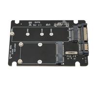 Bewinner M.2 NGFF & MSATA to 3.0 Adapter Card, Dual Port SSD Converter for 2230/2242/2260/2280mm M.2 & 26.8mm/50.95mm MSATA III SSDs