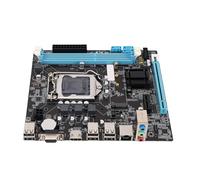 Bewinner M-ATX LGA 1155 Motherboard with Dual DDR3, M.2 NVMe NGFF, 3 Phase Power, HD VGA Output, 6 USB 2.0, 3 SATA2.0