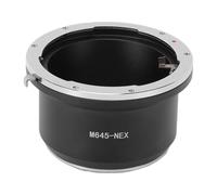 Bewinner M645 to E Mount Lens Adapter Fit for NEX F3 A7 A6400 A6600 A9 Mirrorless Camera, Aluminum Alloy Manual Adapter Ring, Full Manual Control Support Infinity Focus