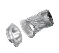 Bewinner Magnet Dryer Vent Coupling Airtight Quick Connector Kit for Easy Cleaning with 2.6ft 4in OD Duct - Safe and Trusted for Home Use