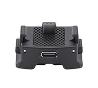Bewinner Magnetic Charging Adapter Base for OSMO 3 Arrow Storage Case Desktop Type C Dock, 1/4 Inch Screw Hole, Two Claw Mount, Action Camera Charging Station