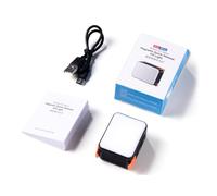 Bewinner Magnetic LED Fill Light, Arrow Storage Case Camera Light with 5-Level Brightness 3000K-6000K CRI95+ IPX5 Rainproof 11.5H Runtime SOS Mode for Osmo Action 6/Action Nano