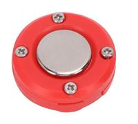 Bewinner Magnetic Mobile Radio Mic Car Mount Holder, Portable Magnetic CB Mic Holder for 30 32 35 36 Radio Microphone Clip Mount with Adhesive Back (Red)