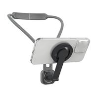 Bewinner Magnetic Neck Phone Holder with 16 N52 Magnets | Hands-Free First-Person View, 180° Adjustable, 4-in-1 Mount for Vlog, Live Streaming, Sports & Travel