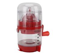 Bewinner Manual Citrus Juicer for Oranges, Lemons & Grapefruits | Hand Operated, No Power Needed, Food Grade Stainless Steel & Plastic, Compact & Portable for Home, Travel, Camping (Red)