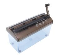 Bewinner Manual Paper Shredder, Hand Crank Portable A4 Document Shredder with 1.5L Bin, 3mm Strip Cut for Home Office School, 2-Sheet Capacity, No Power Needed