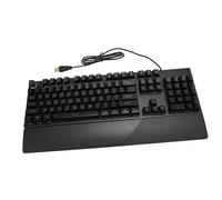 Bewinner Mechanical Gaming Keyboard, Durable Metal Shell, LED Backlit Wired with Detachable Wrist Rest, Quick Responsive Keys, Colorful Lighting Effects