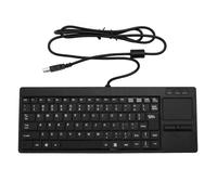 Bewinner Mechanical USB Keyboard With Touchpad, With IP68 Water Resistant, HUB Support Mini Wired Keyboard for Industrial Use