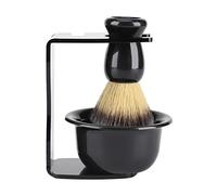 Bewinner Men Shaving Brush Stand Holder Bowl Set, 3pcs Skin Friendly | 3pcs Brush, Abs Build, Smooth Application, Gentle Skin Care, Spa Use, For Girl, Home Use Ready, Professional