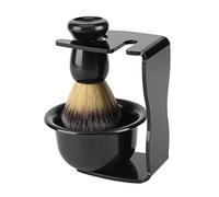Bewinner Men Shaving Brush Stand Holder Bowl Set, 3pcs Skin Friendly | 3pcs Brush, Abs Build, Smooth Application, Gentle Skin Care, Spa Use, For Girl, Home Use Ready, Professional