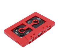 Bewinner Metal Cassette Tape, 50 Minutes Double Sided Recording, ABS Cover & Colorful Aluminum Alloy Reels, Transparent Box/Cover for Music, Demos, Mixes