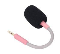 Bewinner Mic Replacement for Barracuda X Wireless Gaming Headset, 3.5mm Detachable Gaming Boom Microphone with Noise Cancellation, OFC Core Gold Plated Plug, Clear Sound, Perfect (Pink)