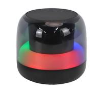 Bewinner Mini Bluetooth Speaker | 5W HD Sound, TWS Pairing, RGB Light Show, Compact 3.2" Design with USB/TF Playback - Portable for Indoor/Outdoor Use (Black)