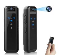 Bewinner Mini Body Camera, Bodycam for Police Filming Security, Small Personal Wearable Pocket 1080P Body Worn Cam with 180° Rotatable Lens for Law Enforcement Recorder