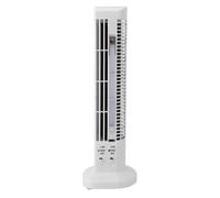Bewinner Mini Desktop Tower Fan, Bladeless Portable Fan with Light for Work and Leisure, USB Plug-In Design, Compact and Stylish Pink (White)