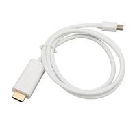 Bewinner Mini DisplayPort to Cable 4K, Mini Male to Male Adapter Cable for Pro Monitor Projector, 1m/3.3ft, White (#1)