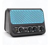 Bewinner Mini Electric Guitar Amp 10W, Bluetooth 5.0 Double Channel Small Electric Guitar Amplifier, Wireless Portable Amp for Indoor Practice, Traveling