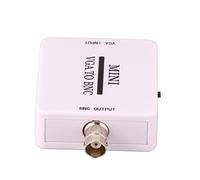 Bewinner Mini HD VGA to BNC USB Video Converter for HDTV Monitors TVs Computers, Portable Compact Adapter