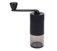 Bewinner Mini Manual Coffee Grinder, Adjustable Settings, Portable Hand Coffee Bean Mill, Built in Bean and Grounds Compartments, Coffee Grinder with Crank for Travel, Camping, Espresso (Black)