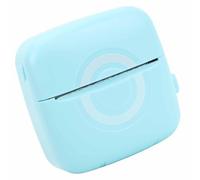 Bewinner Mini Pocket Printer, Portable Bluetooth Thermal Printer with APP, Inkless Note Printer Compatible with Android, Receipt Printer for Photo,Journal,Memo,Travel (Sky Blue)