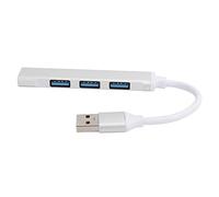 Bewinner Mini USB 3.0 Hub 4 Port, Aluminum Alloy Portable USB Hub Adapter with Ultra High Speed 5Gbps, Backward Compatible for PC, Laptop, Mac