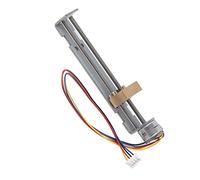 Bewinner Miniature Stepper Motor Linear Slide Table 15mm 2-Phase 4-Wire with Planetary Gearbox, 90mm Screw Slider Nut Bracket for Project Measurement Equipment Printer, 80mm
