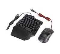 Bewinner Mix Master Keyboard and Mouse Converter Set for ///, Plug & Play Wired Gaming Adapter with G7 Silent Keyboard & GM86 Mouse, Function