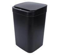 Bewinner Motion Sensor Trash Can 18L, Touchless Automatic Garbage Bin with Odor Control, IPX5 Waterproof Kitchen Trash Can, Sealed Lid, Quiet Close, Blue Night Light for Bathroom, Office, (Black)
