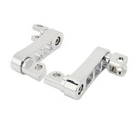 Bewinner Motorcycle Foot Peg Highways Bracket, Adjustable 360° Rugged