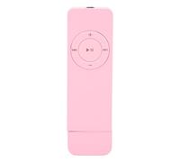 Bewinner MP3 Player, Mini Music Player MP3 Player with USB Flash Drive, Portable HiFi Lossless Sound MP3 Music Player for Students Running Travel, Supports up to 64GB, Gift for Kids (Pink)
