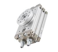 Bewinner MSQB-10A 15mm Pneumatic Cylinder, 0-190° Angle Adjustable Swing Cylinder with Magnetic Switch, 1MPa Max Pressure Hard Oxidation Aluminum Alloy Air 0~60°C