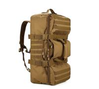 Bewinner Multifunctional Backpack Duffel Bag 56-75L for Outdoor Activities and Hiking Oxford Fabric Tiger Sport Pattern/Jungle Sport Pattern (#4)