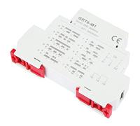 Bewinner Multifunctional Delay Time Relay GRT8-M1, AC 10 Functions DIN Rail Mount, 0.1s-10 Days Adjustable Timer Delay On/Off Cycle, SPDT Output