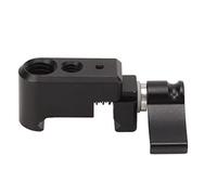 Bewinner NATO Rail Clamp with 1/4" & 3/8" Screw Holes, Storage Case Aluminum Alloy Camera Clamp for Vlog & Equipment Mounting