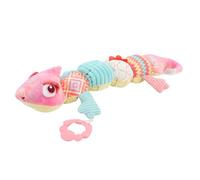Bewinner Newborn Plush Toy, Cartoon Animal Height Chart, Soft Cognitive Growth Toy for 0-1 Year Old Baby, Colorful Design with Sensory Features (Pinkish)
