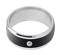 Bewinner NFC Smart Ring, Multifunction Wearable Device for Mobile Phone - App Lock/Unlock, Contactless Data Sharing, No Charging &, Size 7 (size13)