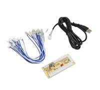 Bewinner No Delay USB Encoder for 3B RetroPie MAME DIY Encoder with Mode for Sanwa Joystick PC Game Controller