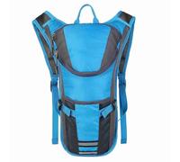 Bewinner Outdoor Water Bladder Backpack Low-profile Hydration Backpack for Running Outdoors, Nylon Black 43*27*6cm One Piece (Blue)