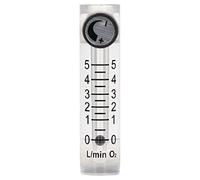 Bewinner Panel Mount Air Meter, 0-5LPM Adjustable Flowmeter with Scale,