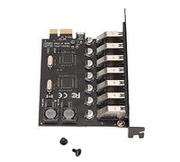 Bewinner PCI-E to USB 3.0 7-Port Expansion Card, 5Gbps Fast Transmission, 5V Power Supply, Compatible with 10/8.1/8/7/XP &