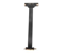 Bewinner PCIe 3.0 X1 Riser Cable, 90 Degree Right Angle Extension Cable for High Speed Data Transfer, Compatible with Sound, Network, Wireless, Data, and Graphics Cards (30cm)