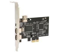 Bewinner PCIe Firewire Card for 10, PCI E Firewire Controller Card 4 Ports with Low Profile Bracket and Cable for Desktop PC and DV Connection