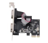 Bewinner PCIe Serial Parallel Combo Card - 2 Port RS232 Adapter for Industrial PCs, POS Systems LED Control, High Speed 2.5Gb/s, Plug and Play